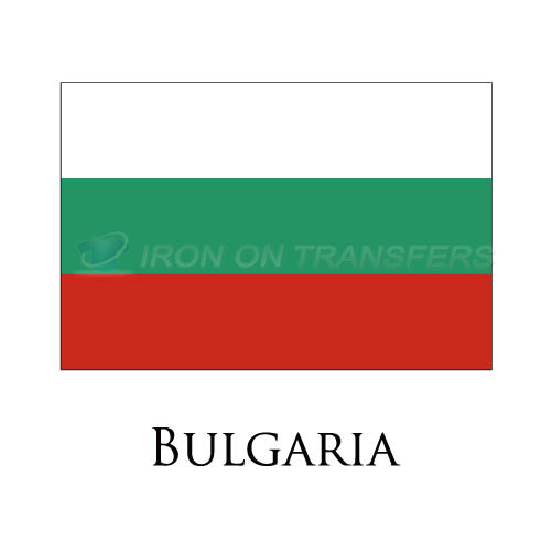 Bulgaria flag Iron-on Stickers (Heat Transfers)NO.1837